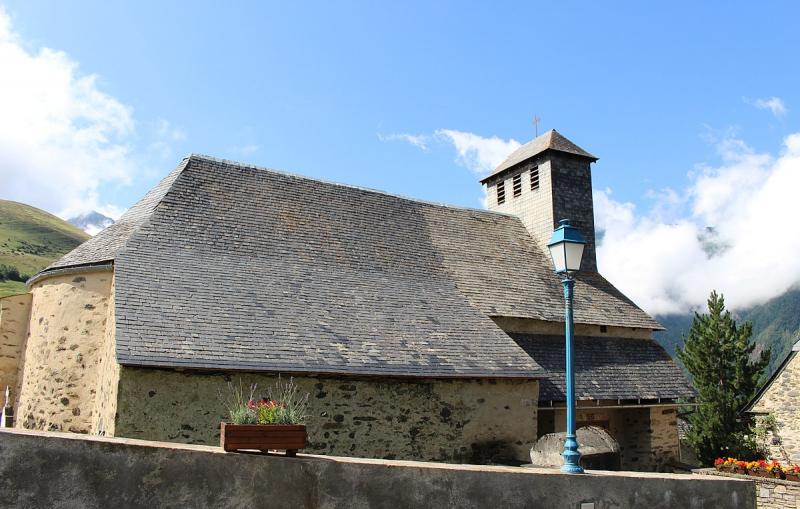 Église l'Invention-de-Saint-Etienne de Germ, dans le département des Hautes-Pyrénées.