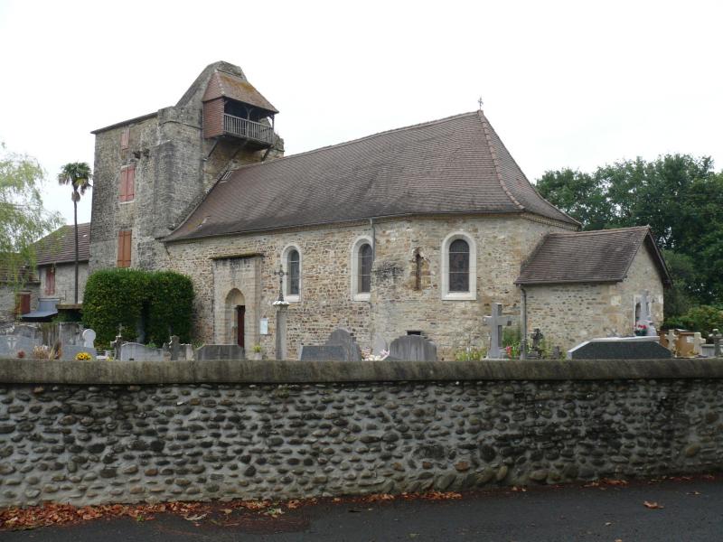 L’église de Gestas, dans le département des Pyrénées-Atlantiques.