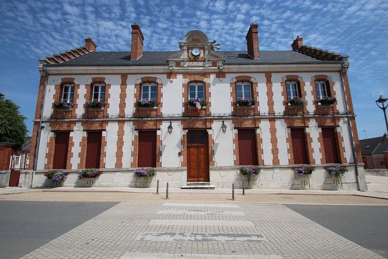 Mairie de la commune de Gidy, dans le département du Loiret. 