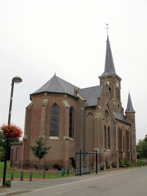 Photo de l'église Saint-Léger de Glisy, en région Hauts-de-France. 