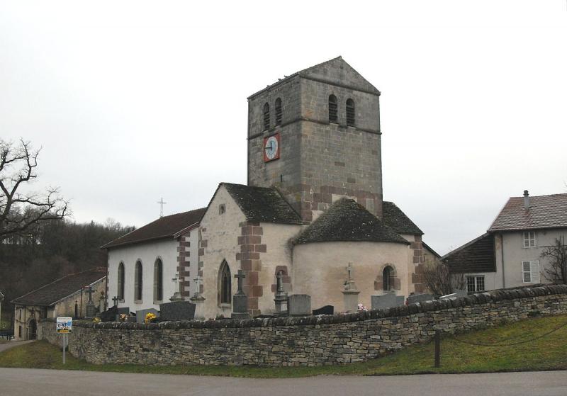 L'église Saint-Paul à Gorhey, dans le département des Vosges.