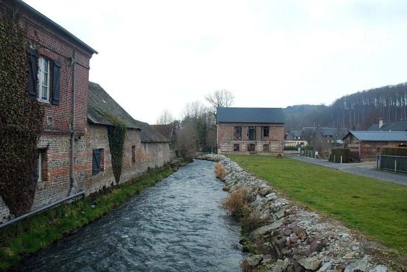 Le moulin de Grainville-la-Teinturière, dans le département de la Seine-Maritime.