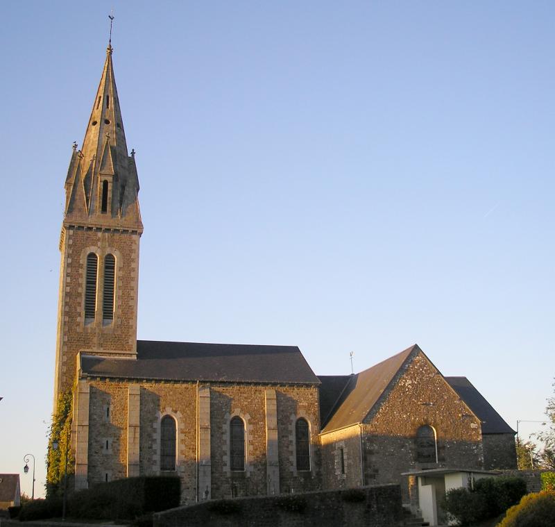 L'église Saint-Médard.