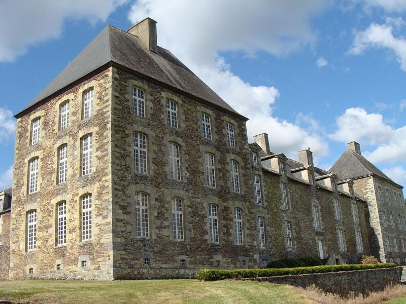Château de Coëtbo à Guer, dans le département du Morbihan.