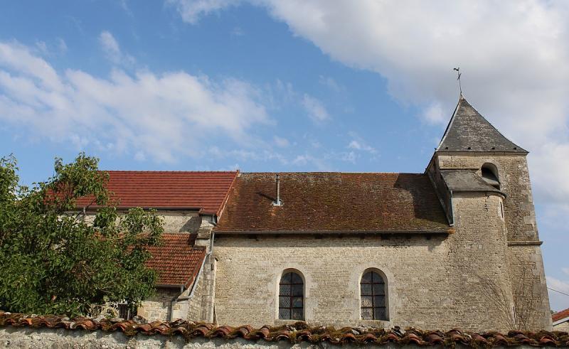  L'église de Guindrecourt-sur-Blaise, dans le département de la Haute-Marne.