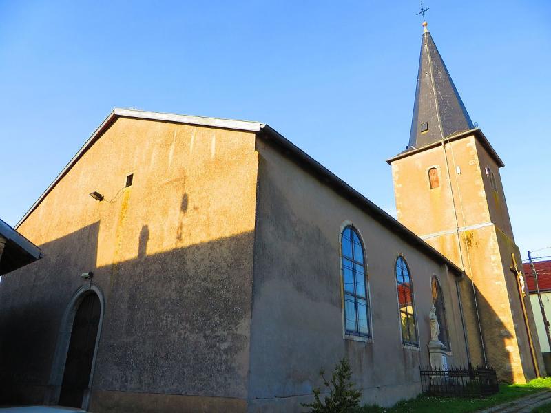 Église Saint-Laurent,  à Haboudange, dans le département de la Moselle.