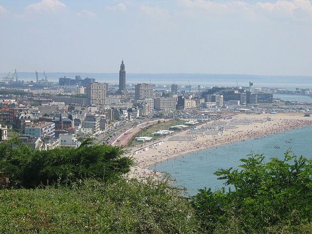Le Havre vue plage