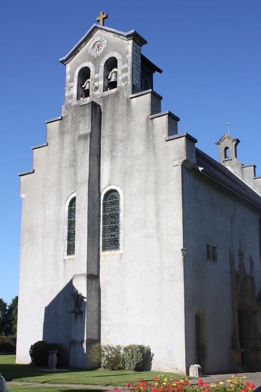 Église Saint-Vincent d'Igon, dans le département des Pyrénées-Atlantiques.
