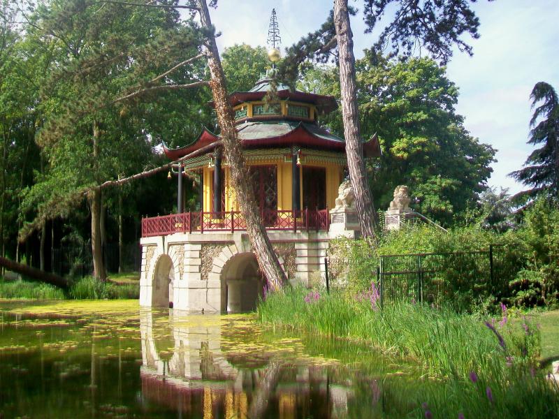 Vue du pavillon depuis le nord-est.