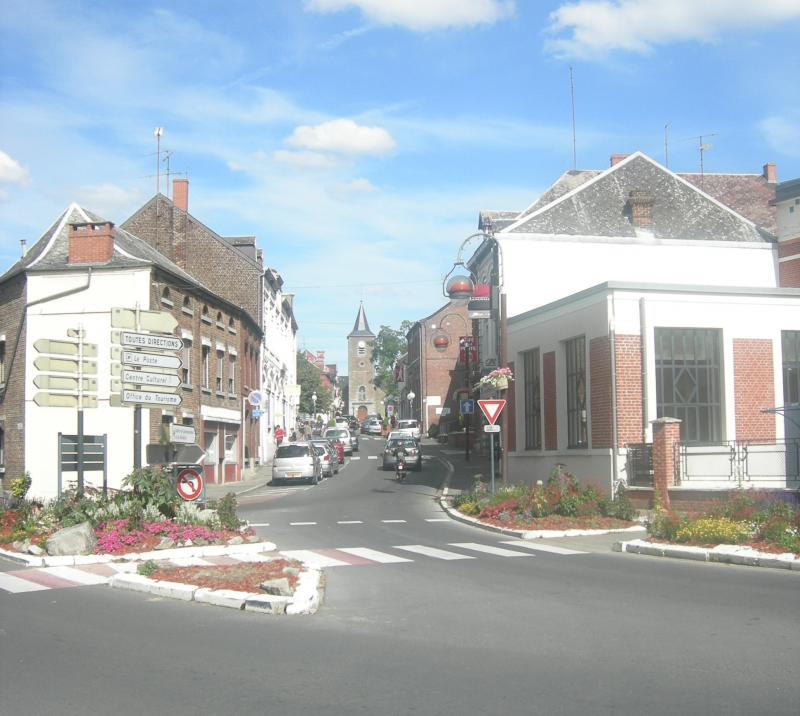 Le centre ville de Jeumont.