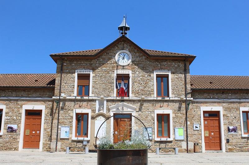 Mairie de la commune de Jons, dans le département du Rhône.