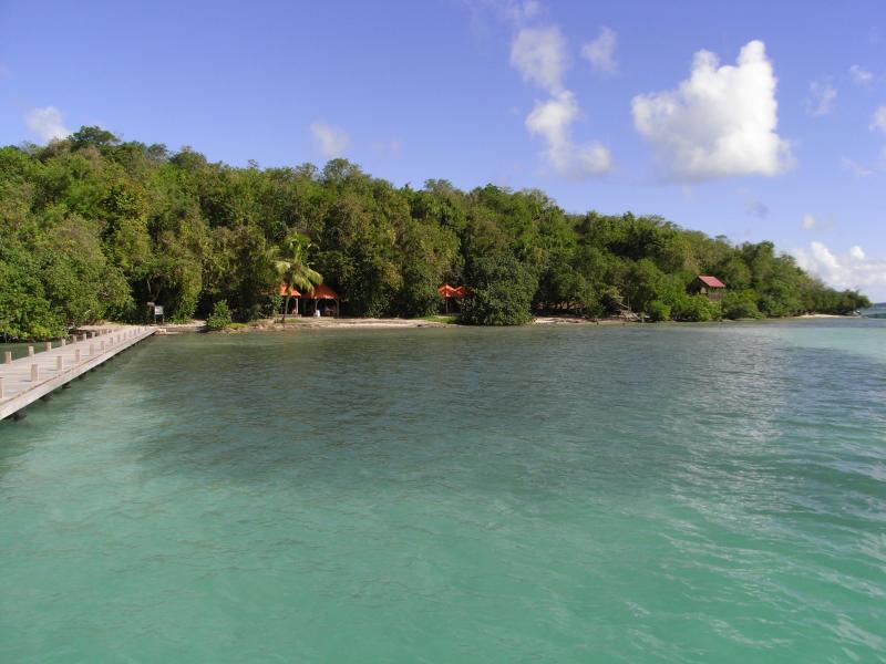 Photo de l'îlet Madame, dans le département et la région de la Martinique.