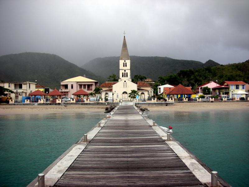 Église aux Anses-d'Arlet, dans le département et la région de la Martinique, France