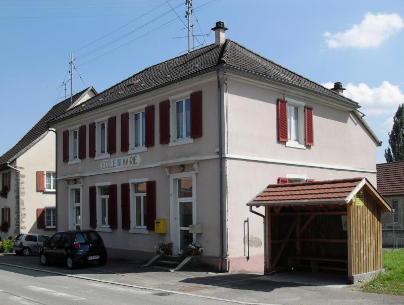 La mairie-école de Liebenswiller.