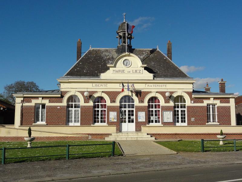 Mairie de la commune de Liez, dans le département de l'Aisne.