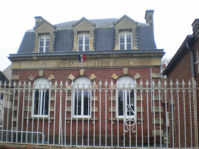 La mairie, dans le département de l'Oise.  