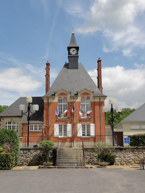 Mairie de la commune de Lizy, dans le département de l'Aisne.