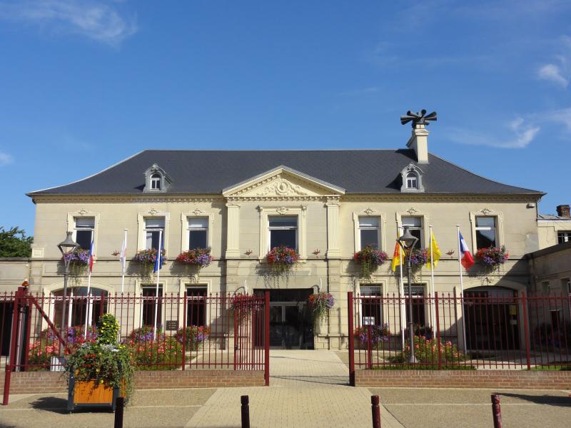 Château du directeur de la Compagnie des mines de Douchy, Lourches, Nord, Nord-Pas-de-Calais, France.