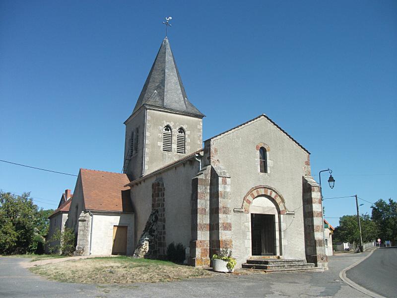 L'église de Louroux de Bouble.