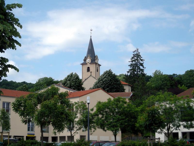 L'église de Ludres.