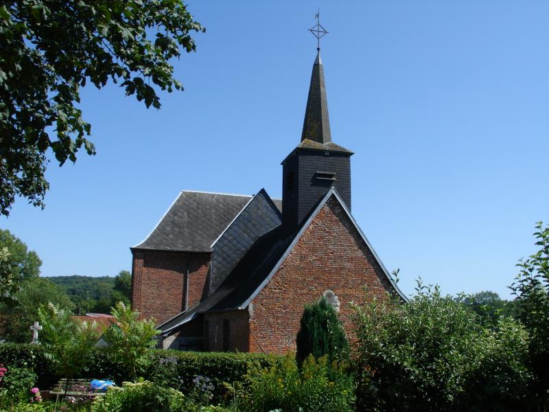 Église de la commune de Lugy, dans le département du Pas-de-Calais.