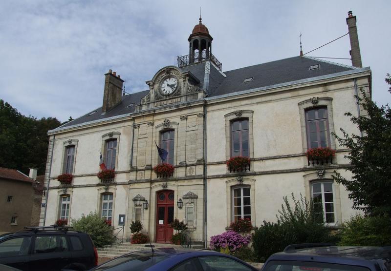 Mairie de la commune de Lux, dans le département de la Côte d'Or.