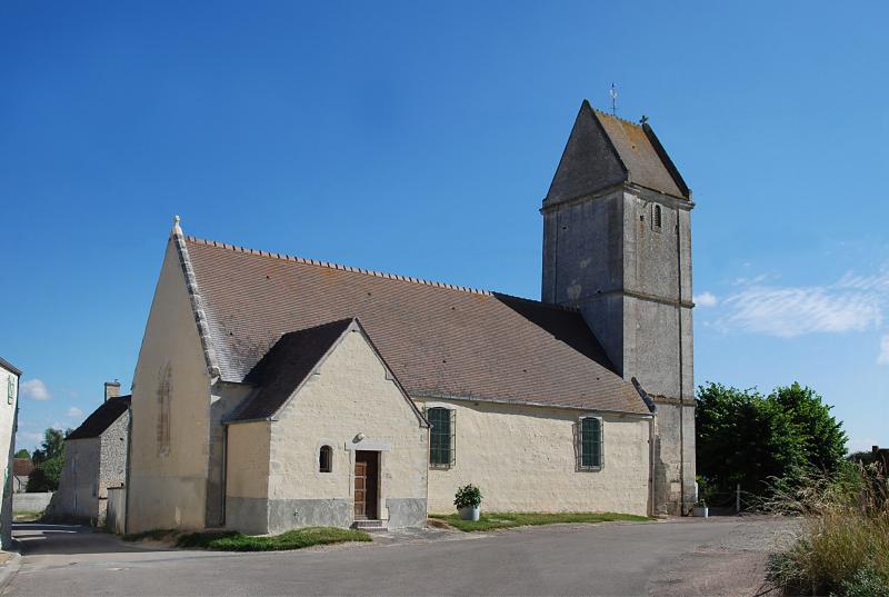 L'église Saint-Germain du Marais-la-Chapelle, dans le département du Calvados.