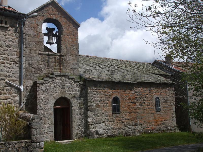 Église de Saint Romain le Désert à Mars, dans le département de l'Ardèche .