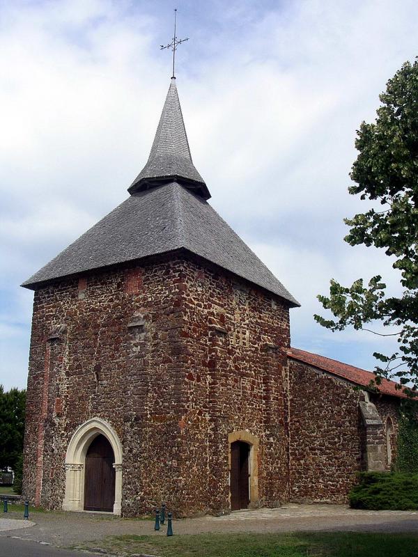 Église Saint-Jean-Baptiste de Mézos, dans le département des Landes.
