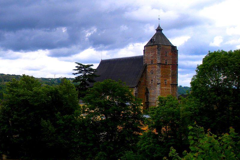 L'église de Monein, dans le département du Béarn.