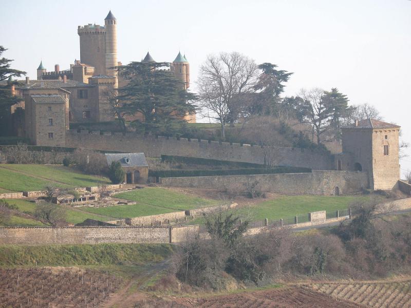 Château de Montmelas, dans le département du Rhône.