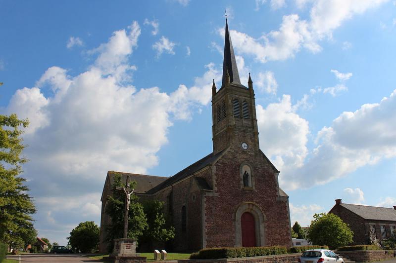 Église de la commune de Muel, dans le département de l'Ille-et-Vilaine. .