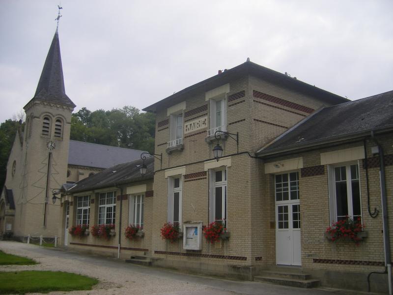 Mairie de Nampcel, dans le département de l'Oise.