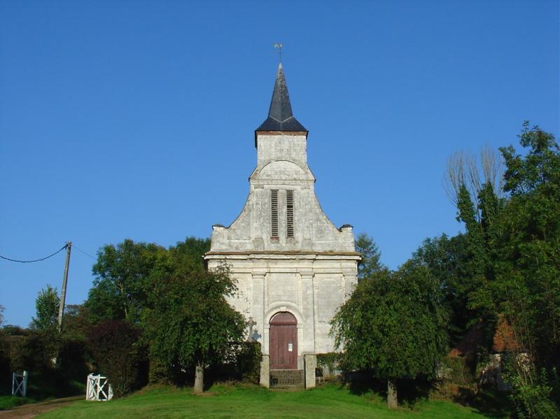 L'église Saint-Hubert.