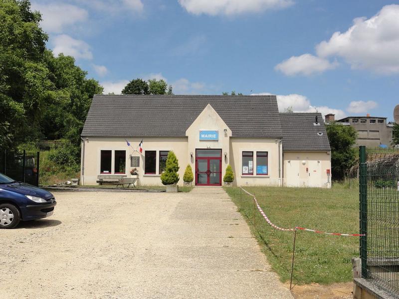 La mairie de Neuville-sur-Margival, dans le département de l'Aisne.
