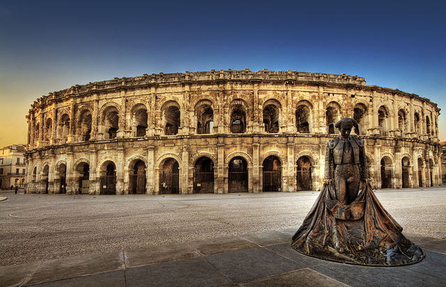 Arènes de Nîmes, France.