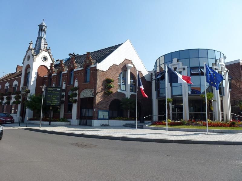 La mairie de Noyelles-Godault.