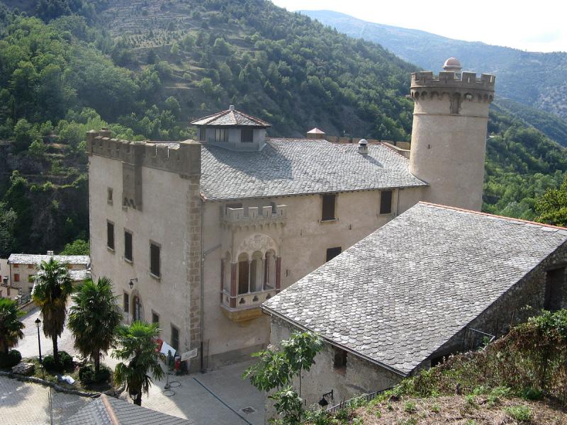 Château de Nyer, dans le département des Pyrénées-Orientales. 