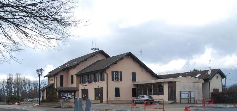 La mairie d'Ornex, Ain, France