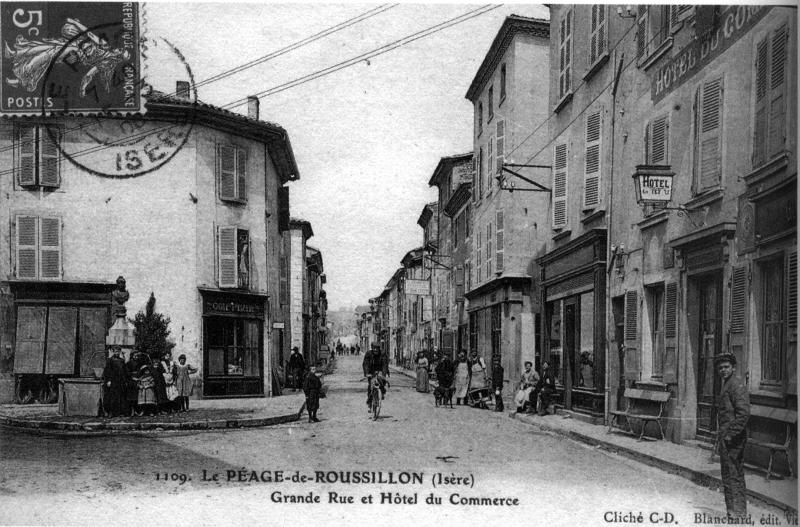 La Grande Rue en 1906.