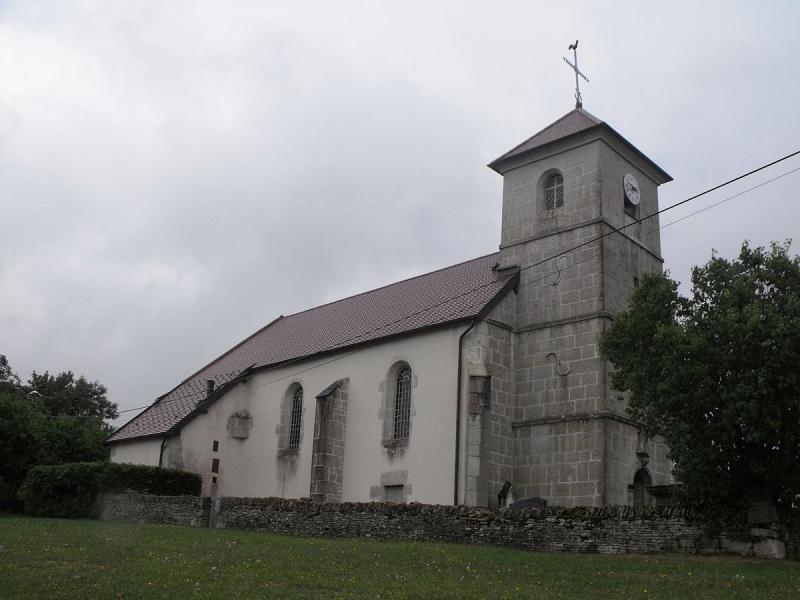 Église de Péseux,  dans le département du Doubs.