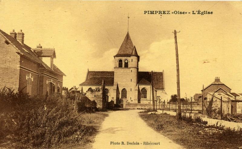  L'église reconstruite vers 1930.