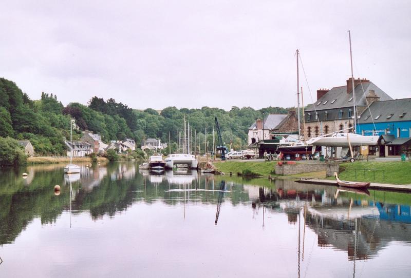 Le port de Pontrieux,  dans le département des Côtes-d'Armor.
