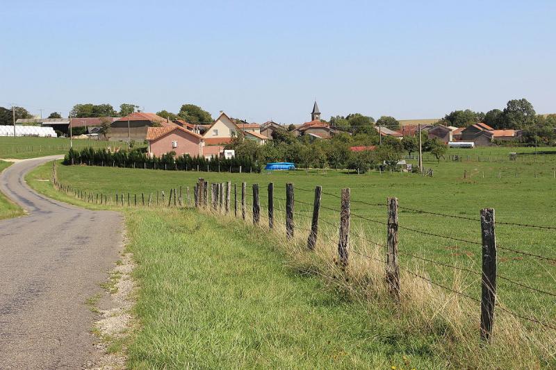 Vue du village de Pretz-en-Argonne, dans le département de la Meuse.