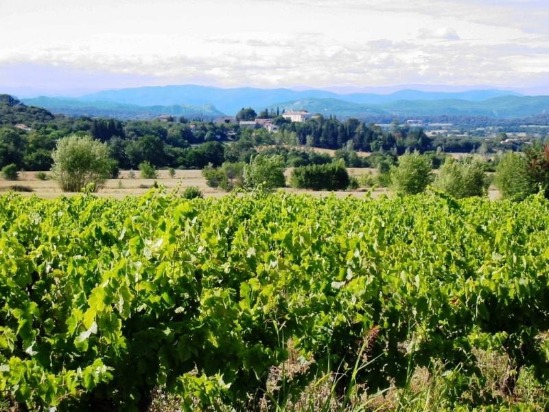  Vue du hameau de Puechredon.