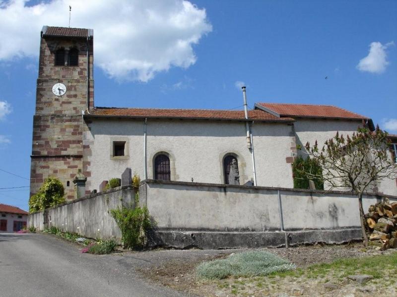 L'église Sainte-Libaire de Rancourt, dans le département des Vosges.