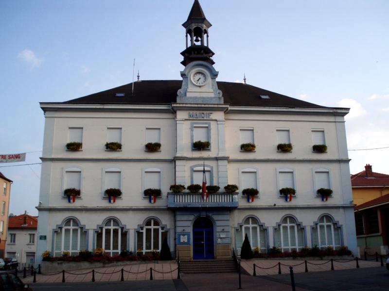 La mairie de La Ricamarie, dans le département de la Loire, en région Auvergne-Rhône-Alpes