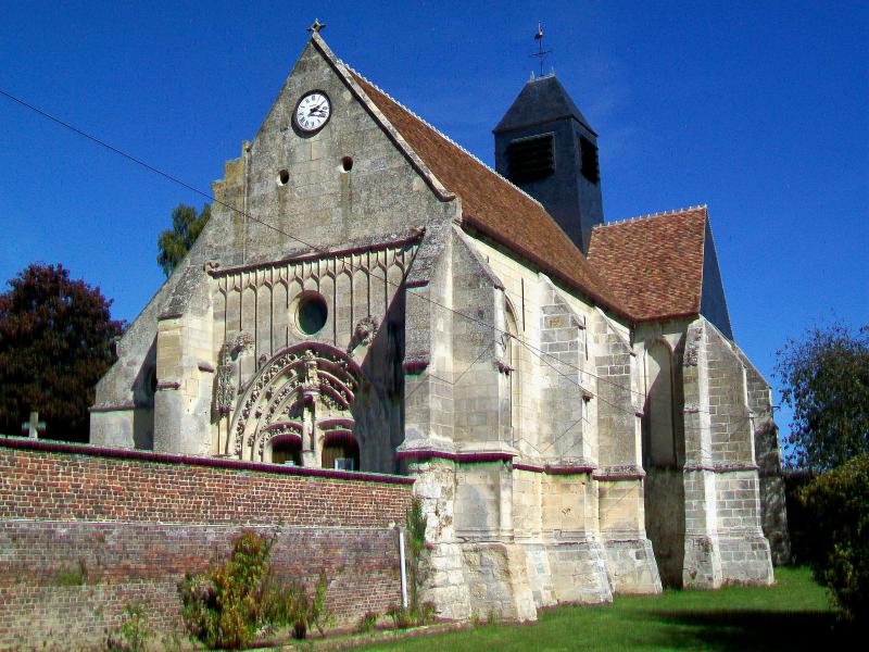 L'église Saint-Wandrille.