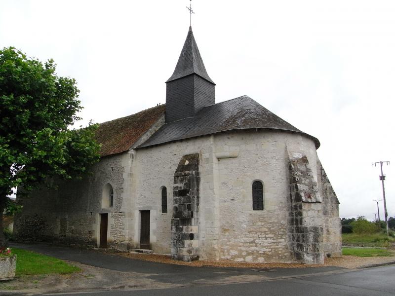 L'église Saint-Jean-Baptiste de Rougeou, dans le département du Loir-et-Cher.