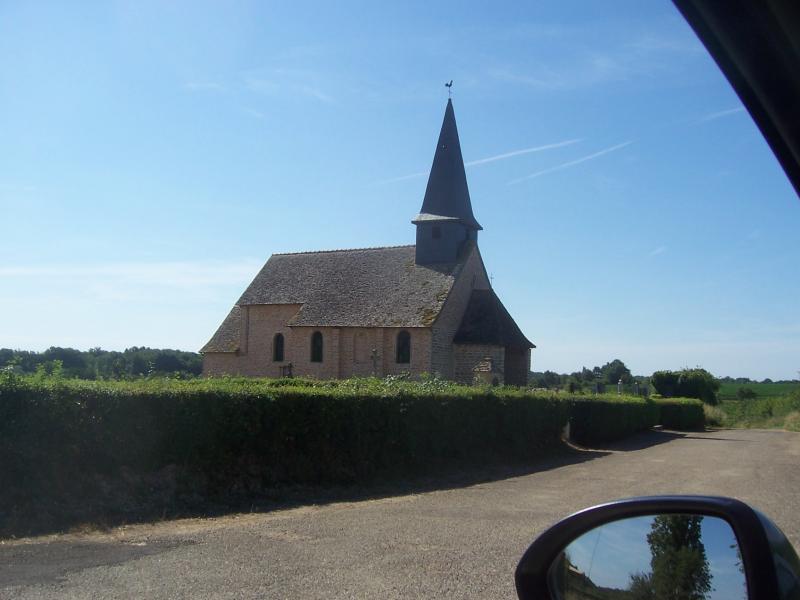 Eglise de Saint-André-en-Bresse, dans le département de Saône-et-Loire,.